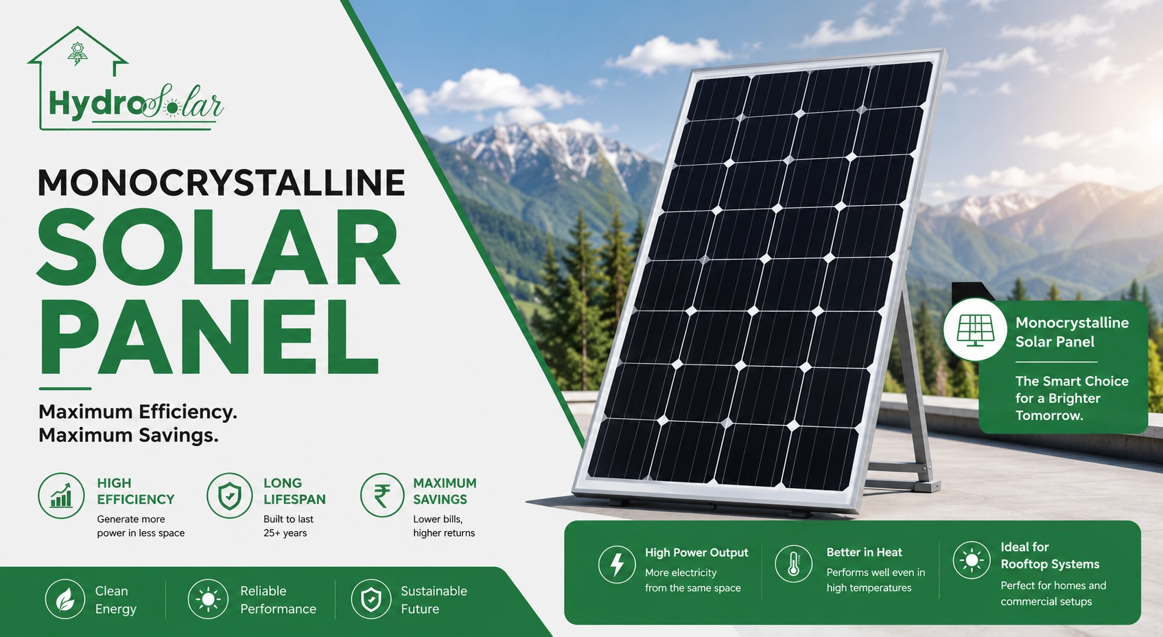 monocrystalline solar panels